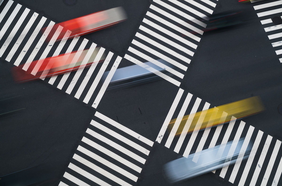 passage piéton bloquer 