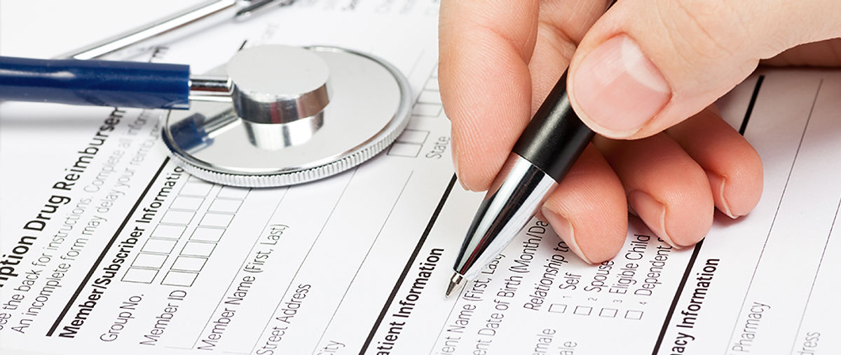 ordonnance médicale avec un stéthoscope