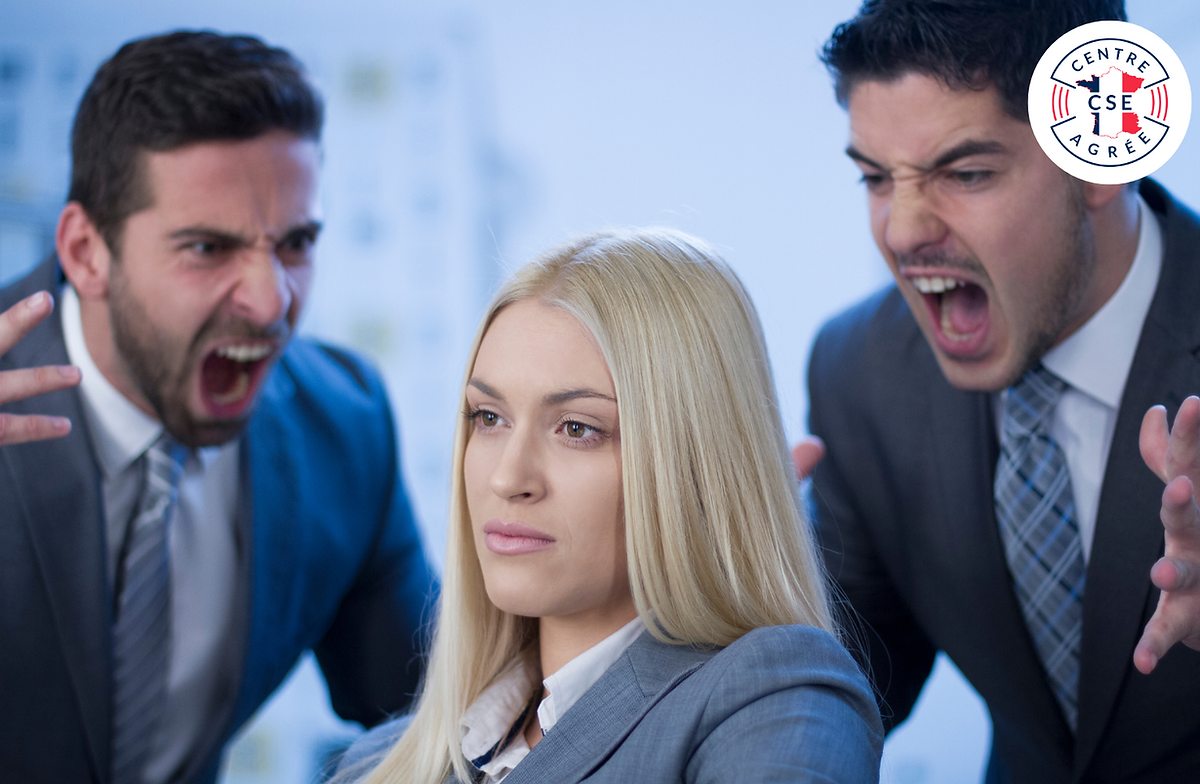 une femme harcelé du cse 